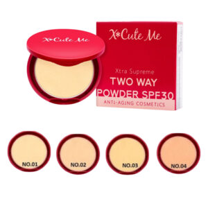 X Cute Me Two Way Powder SPF 30                              X Cute Me Two Way Powder SPF 30 ပေါင်ဒါလေးတွေရောက်ထားပါတယ်။ နံပါတ်အစုံကိုမှ အချိုသာဆုံးစျေးနှုန်းလေးနဲ့ ‌လက်ကားရောင်းစျေးလေးရတုန်းအမြန်လက်ဦးထားကြပါနော်။  ❤ မိတ်ကပ်သားနှင့် ပေါင်ဒါသား နှစ်မျိုး စလုံးပါ၀င်ပြီး 2 way အမျိုးအစားဖြစ်တဲ့အတွက် အချိန်ကုန် အလုပ်ရှုပ်လည်းသက်သာပြီး မ်ိတ်ကပ်အဆင့်ဆင့်လိမ်းစရာမလိုပဲ တစ်မျိုးတည်းနဲ့ အဆင်ပြေ ❤ မျက်နှာပေါ်က အမဲစက်အပြစ်အနာအဆာတွေနဲ့ ချွေးပေါက်လေးတွေကို ဖုံးကွယ်ပေးပြီး၊အဆီပြန်ခြင်းကို ထိန်းသိမ်းပေးထားတာမို့ တစ်နေကုန်မျက်နှာလေးဟာ ၀င်းပ လှပနေမှာပါ ❤ ဘယ်လိုအသားအရေမျိုးနဲ့ မဆို လိုက်ဖက်တဲ့အပြင် ပေါင်ဒါသားက အိအိလေးဖြစ်လို့ သနပ်ခါးမှုန်မှုန် ညက်ညက်လေးလိမ်းထားသလို မျက်နှာလေးက ဖြူဝင်းချောညက်ကာအလှပိုနေစေမှာပါနော် သွားလေရာအမြဲဆောင်ထားဖို့အဆင်ပြေတဲ့ ဗူးပုံစံဒီဇိုင်းလေးနဲ့အတူ မှန်လေးရော Puff လေးပါ ပါတယ်                              ရွေးချယ်စရာအရောင်ကတော့ 01,02,03 နဲ့ 04 ဆိုပြိး (4) မျိုး ရှိပါမယ်။ကိုယ့်အသားရေနဲ့ လိုက်မယ့်ဟာ အေးဆေးရွေးလို့ရတယ်နော်။